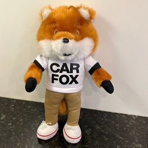 Car Fox Show Me The CARFAX Plush 10” Stuffed Animal  Mascot Doll